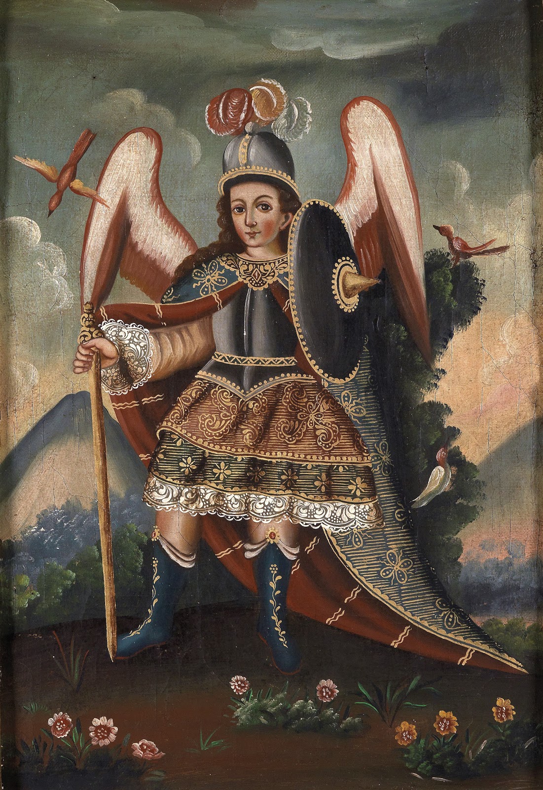 The Archangel Gabriel – Spanish Colonial Art